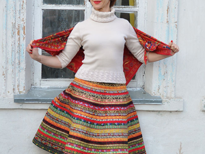 Стиль по кусочкам: юбка в технике пэчворк своими руками — l2luna.ru