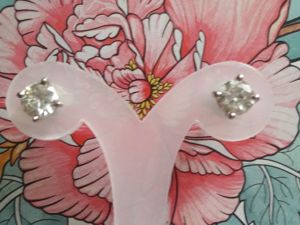 Скидка 15% на Серьги серебро муассаниты  «Белый лед». Ярмарка Мастеров - ручная работа, handmade.