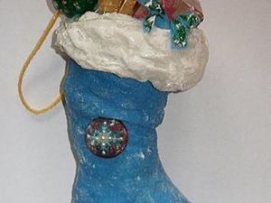 Сапожок Деда Мороза с подарками. Ярмарка Мастеров - ручная работа, handmade.