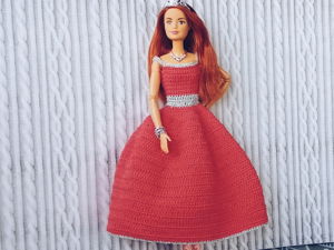 Пошаговое изготовление платья для Барби