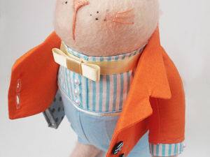 Подробный мастер-класс по созданию котика-тильды. Часть 2: одежда. Ярмарка Мастеров - ручная работа, handmade.