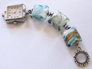 Браслет из бусин для часов. Ярмарка Мастеров - ручная работа, handmade.