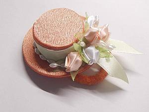 Мастерим украшение для волос "Шляпка на резинке" – бесплатный мастер-класс