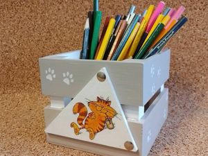 Коробка-органайзер для карандашей
