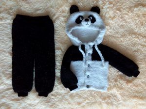 Вязаная крючком панда. Амигуруми панда. Схема вязания панды на русском.