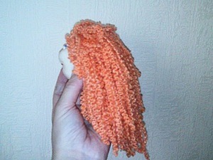 Волнистые волосы для куклы. Ярмарка Мастеров - ручная работа, handmade.