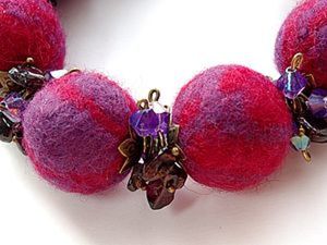 Браслет из крупных бусин. Ярмарка Мастеров - ручная работа, handmade.