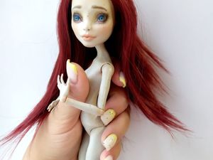 Ooak Monster High Doll Repaint By Liuba Small.