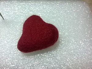 Валяем «Сердечко» по сухому. Ярмарка Мастеров - ручная работа, handmade.