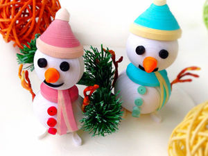 Вебинар: «Квиллинг: делаем новогодних 3D-снеговиков»