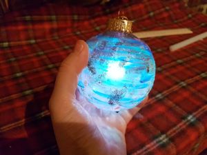 DIY Glowing 'Planet' Christmas ball. Livemaster - handmade