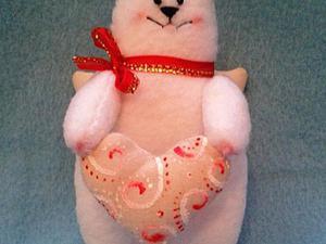 Мастер-класс: шьём кота-ангела на День всех влюбленных. Ярмарка Мастеров - ручная работа, handmade.