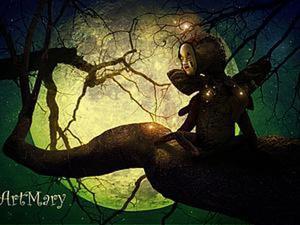 Призрак-бабочка Мотра из старой маски и чехла от швейной машины. Ярмарка Мастеров - ручная работа, handmade.