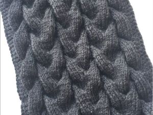 5 вариантов вязания ложной косы спицами