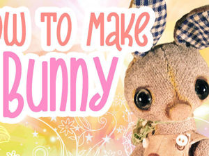 Делаем мордочку и хвостик для зайчика. Ярмарка Мастеров - ручная работа, handmade.