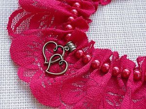 Создаем кружевное колье. Ярмарка Мастеров - ручная работа, handmade.