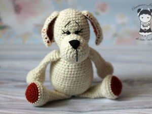 Мастерим крючком собачку-очаровашку Этап 3: Тело. Ярмарка Мастеров - ручная работа, handmade.