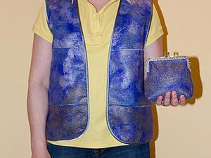 Из валяного жакета шьём жилет, или Классика перелицовывания. Ярмарка Мастеров - ручная работа, handmade.