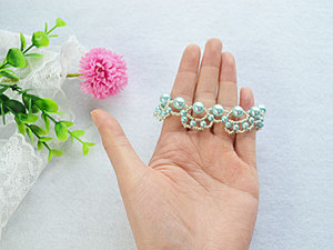 Плетение браслета из стеклянного жемчуга – статья о рукоделии и творчестве