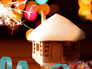 Создаем маленький новогодний домик. Ярмарка Мастеров - ручная работа, handmade.