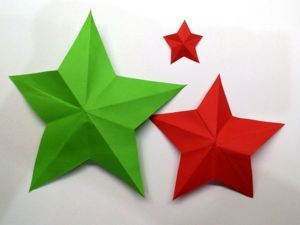 Как сделать объемную звезду из бумаги смоими руками