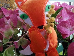 Шьем игрушку лисичку из фетра. Ярмарка Мастеров - ручная работа, handmade.
