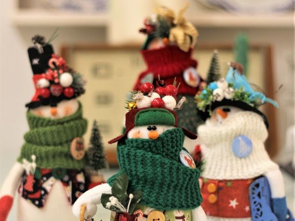 Снеговики, прекрасный подарок | Ярмарка Мастеров - ручная работа, handmade