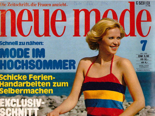 Neue mode — 7 1976 (июль) | Ярмарка Мастеров - ручная работа, handmade