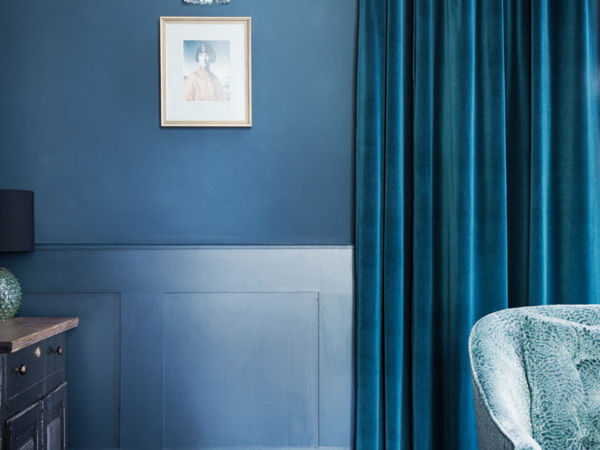 Цвет настроения синий: синие шторы в интерьере | Ярмарка Мастеров - ручная работа, handmade