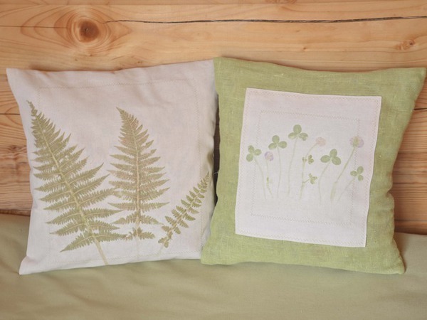 Как сделать отпечатки растений на ткани | Ярмарка Мастеров - ручная работа, handmade
