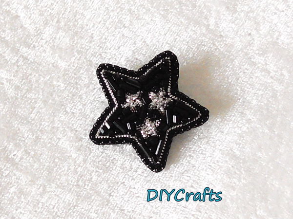 Создаем брошь «Star» из бисера | Ярмарка Мастеров - ручная работа, handmade