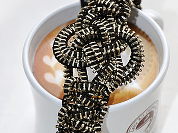 DIY Steampunk Bracelet of an Ordinary Zipper | Livemaster - handmade