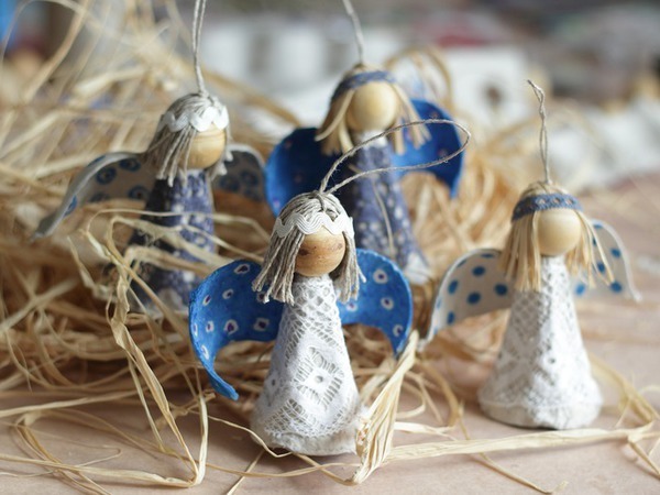 Cute Egg Carton Angels | Livemaster - handmade