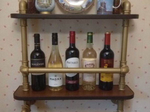 Making Wine Shelf | Livemaster - handmade