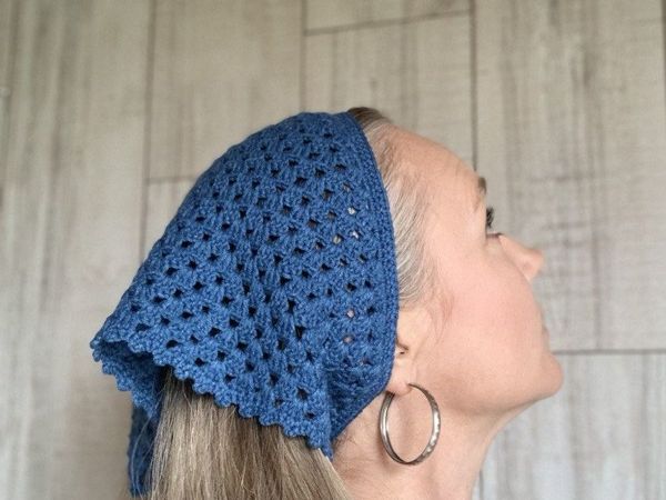 Простая летняя косынка крючком | Ярмарка Мастеров - ручная работа, handmade Простая летняя косынка крючком | Ярмарка Мастеров - ручная работа, handmade