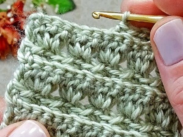 Вяжу и покажу вязание такого узора | Ярмарка Мастеров - ручная работа, handmade