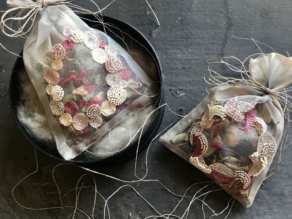 Вышитый ароматный мешочек от May Lilyq | Ярмарка Мастеров - ручная работа, handmade