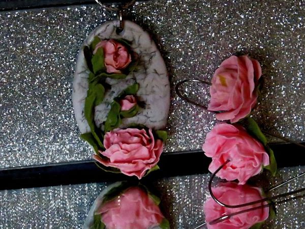 Делаем кулон из полимерной глины.Эффект асфальта | Ярмарка Мастеров - ручная работа, handmade