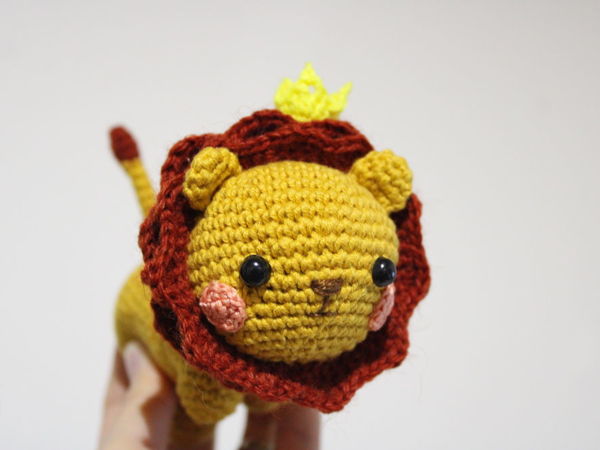 Вяжем милого льва | Ярмарка Мастеров - ручная работа, handmade
