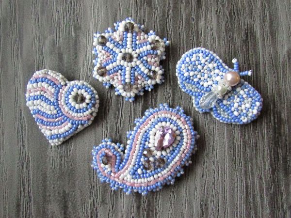 Новые броши из бисера | Ярмарка Мастеров - ручная работа, handmade Новые броши из бисера | Ярмарка Мастеров - ручная работа, handmade