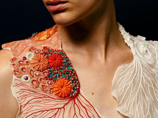 Кораллы — проект вышивки Coline Bavois | Ярмарка Мастеров - ручная работа, handmade