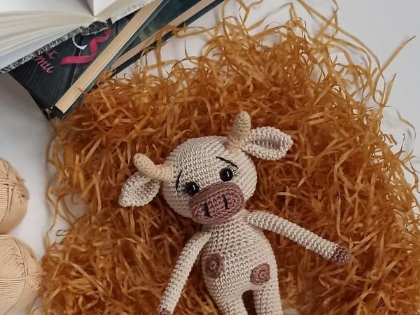 Crochet Bull Amigurumi | Livemaster - handmade