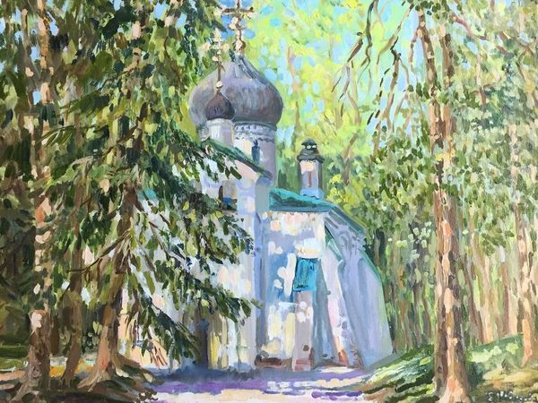 Новая картина в магазине «Майский день в Абрамцево» | Ярмарка Мастеров - ручная работа, handmade