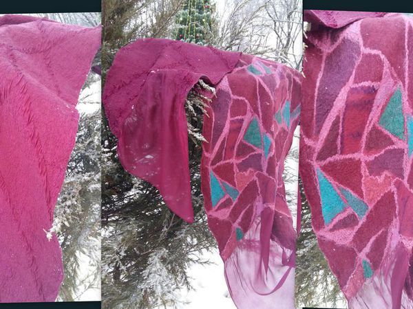Мозаика из вискозы. | Ярмарка Мастеров - ручная работа, handmade