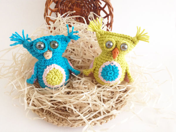 Crocheting a Charming Little Owlet with Tassels on Ears | Livemaster - handmade