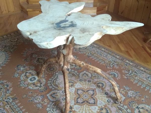 Изготавливаем оригинальный стол из елового спила. Часть 5. Подготовка к сборке стола | Ярмарка Мастеров - ручная работа, handmade