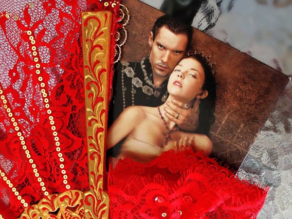 Персональный заказ по мотивам веера «Мулен Руж» | Ярмарка Мастеров - ручная работа, handmade