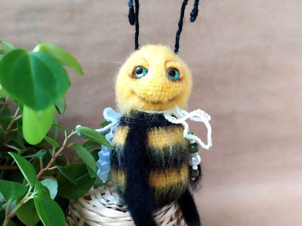 Учимся вязать Пчелку | Ярмарка Мастеров - ручная работа, handmade
