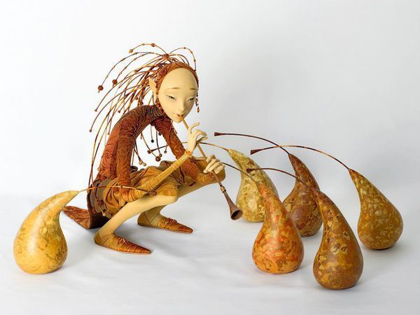 Papier-mache Dolls' Tale by Natalia Lopusova-Tomskaya | Livemaster - handmade Papier-mache Dolls' Tale by Natalia Lopusova-Tomskaya | Livemaster - handmade