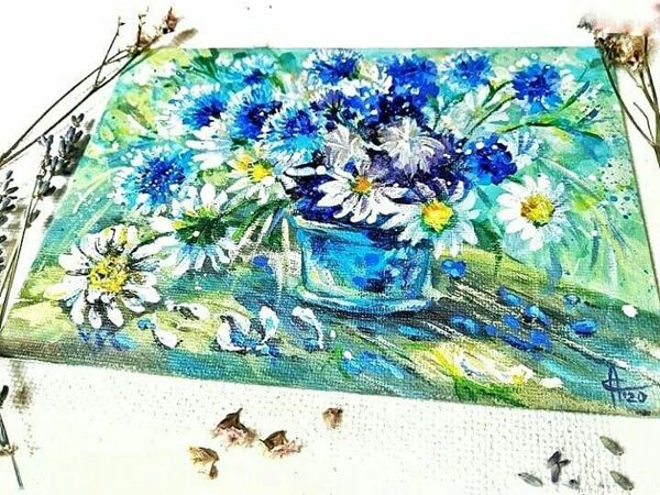 Пишем цветочный натюрморт | Ярмарка Мастеров - ручная работа, handmade